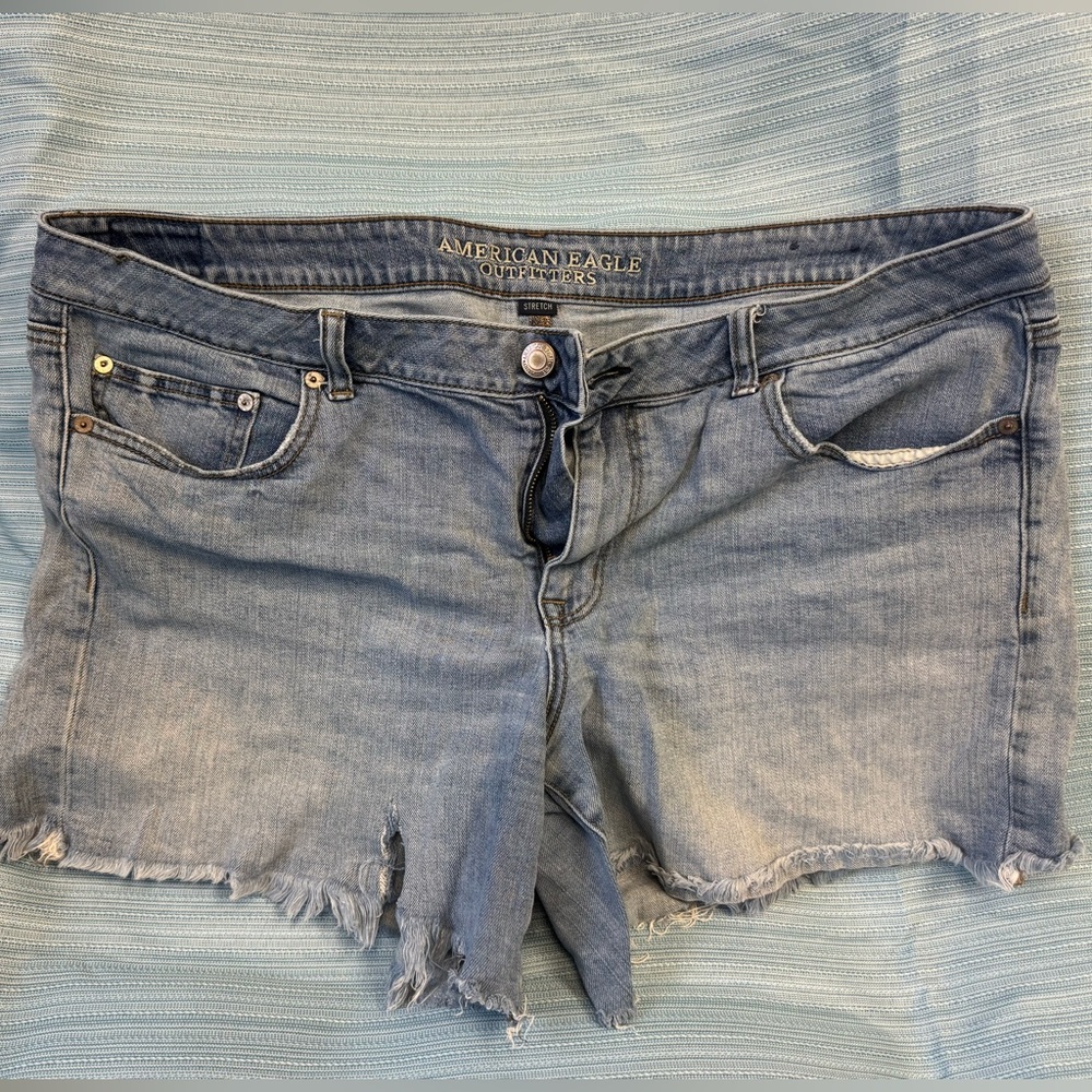 American Eagle Outfitters Light Blue Jean Shorts